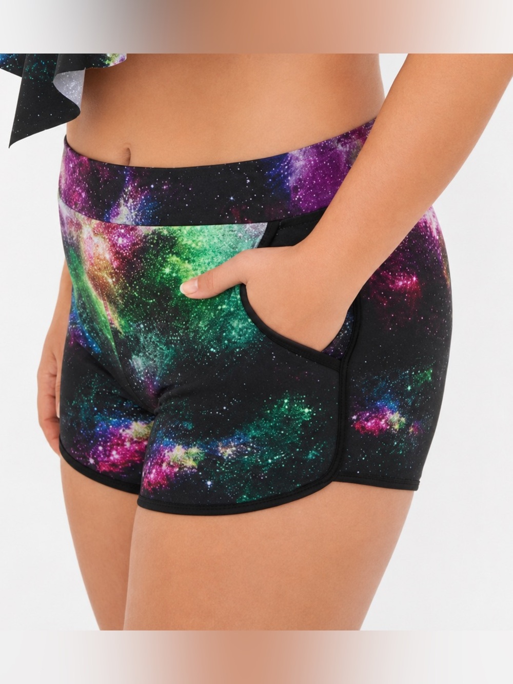 Torrid Active Swim Shorts in Galaxy print size 2X